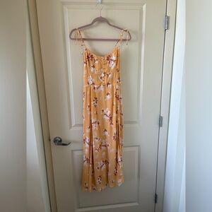 Abercrombie & Fitch Floral Yellow Dress